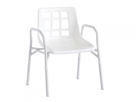 1322_shower_chair_extra_care_aluminium_with_arms_510mm_92637758 Shower Chair, Aluminium, with Arms, Wide 510mm (150KG capacity)