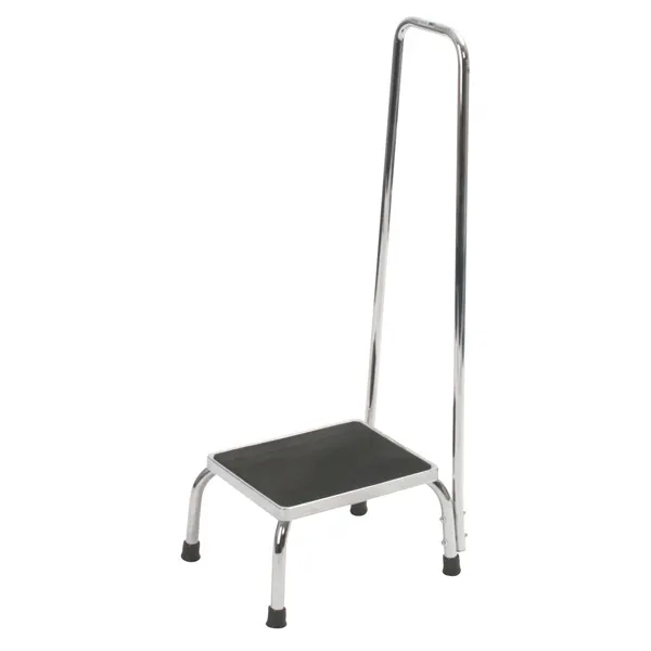 14643-21283_1 Single Step - Post Op with Handle - Chrome
