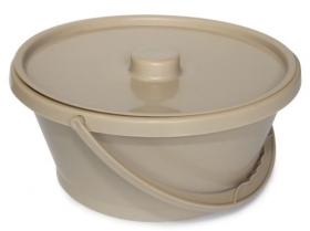1960_287639454 Bowl, with Lid & Handle, Beige