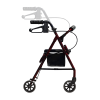 RG4208AJ-MINI-ALUMINIUM-SEAT-WALKER-SIDE Seat Walker - Petite - 6" Wheels, 48cm Height, RED
