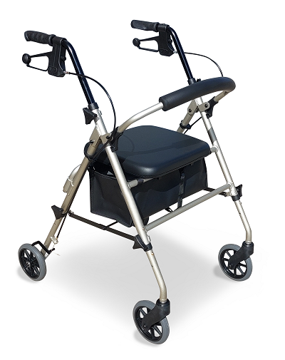 Seat Walker 6" Adjustable Silver